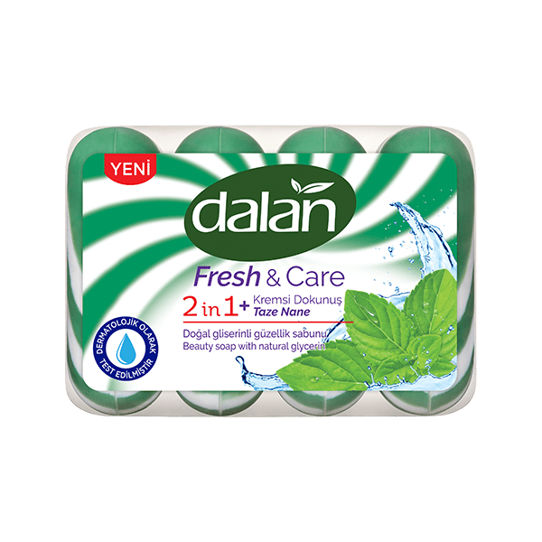 Dalan Fresh & Care Taze Nane Doğal Gliserinli Güzellik Sabunu 90 g x 4