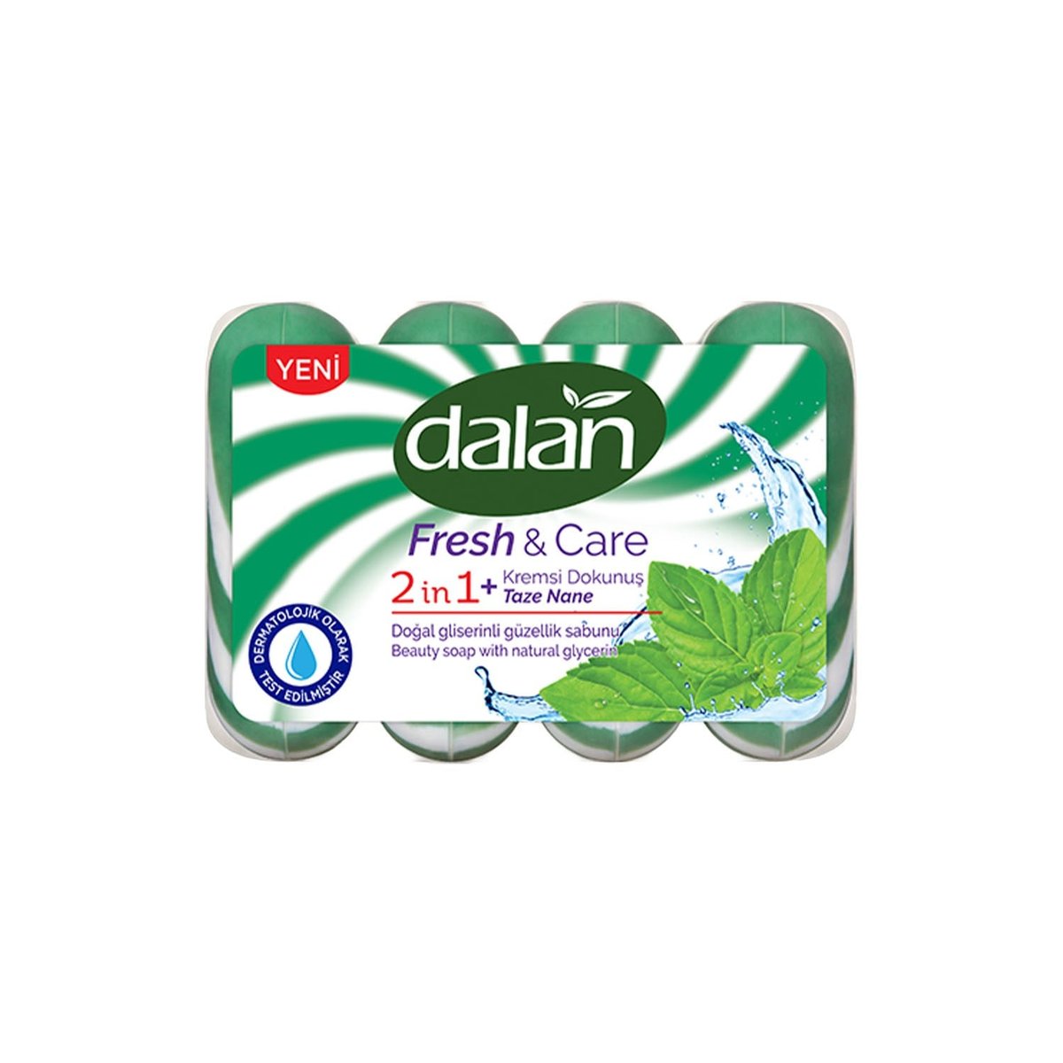 Dalan Fresh & Care Taze Nane Doğal Gliserinli Güzellik Sabunu 90 g x 4