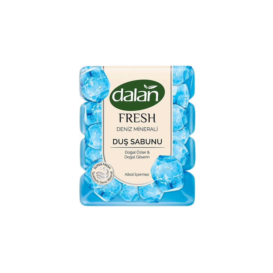 Dalan Fresh Karma Duş Sabunu Seti 6000 G (150 G x 16 Adet) - Deniz Minerali, Organik Zeytinyağlı, Aloe Vera, Pembe Greyfurt