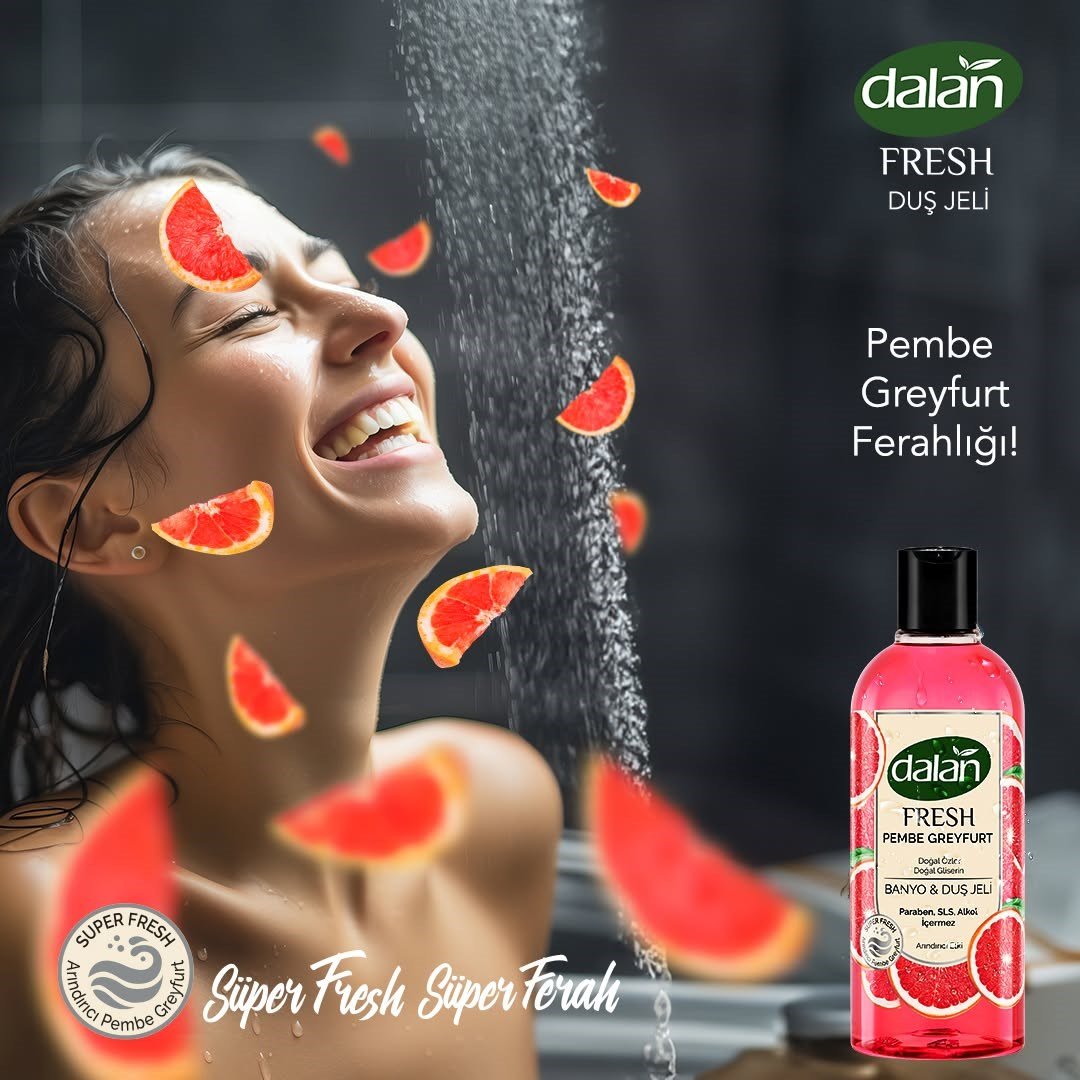 Dalan Fresh Pembe Greyfurt Duş Jeli 500 ml