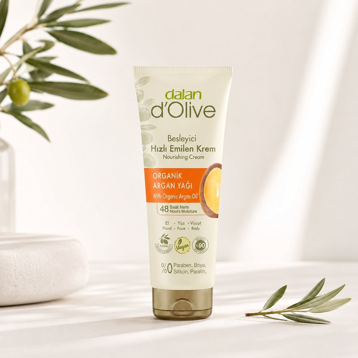 Dalan Organik Argan Yağı Özlü El Ve Vücut Kremi | 250 ml