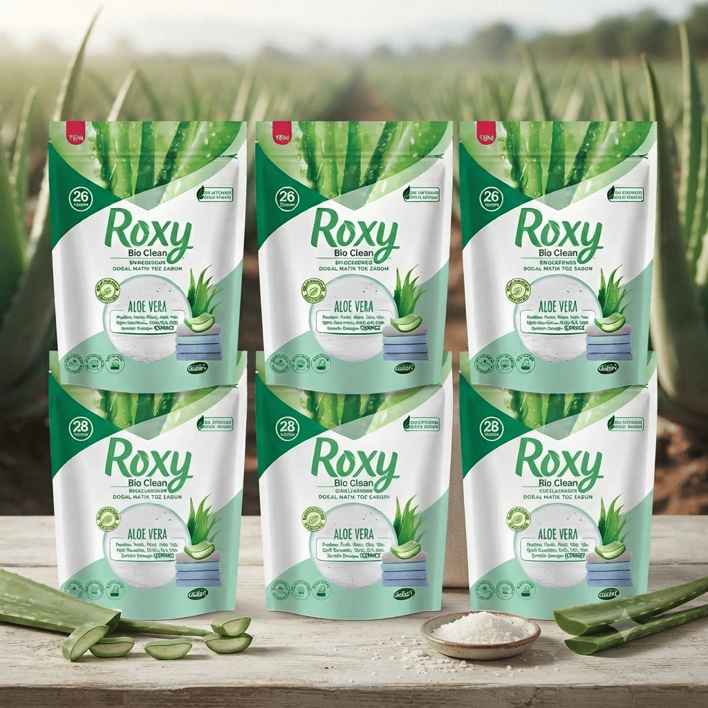 Dalan Roxy Bio Clean Aloe Vera Doğal Matik Toz Çamaşır Sabunu 4800 gr 800 gr x 6 adet