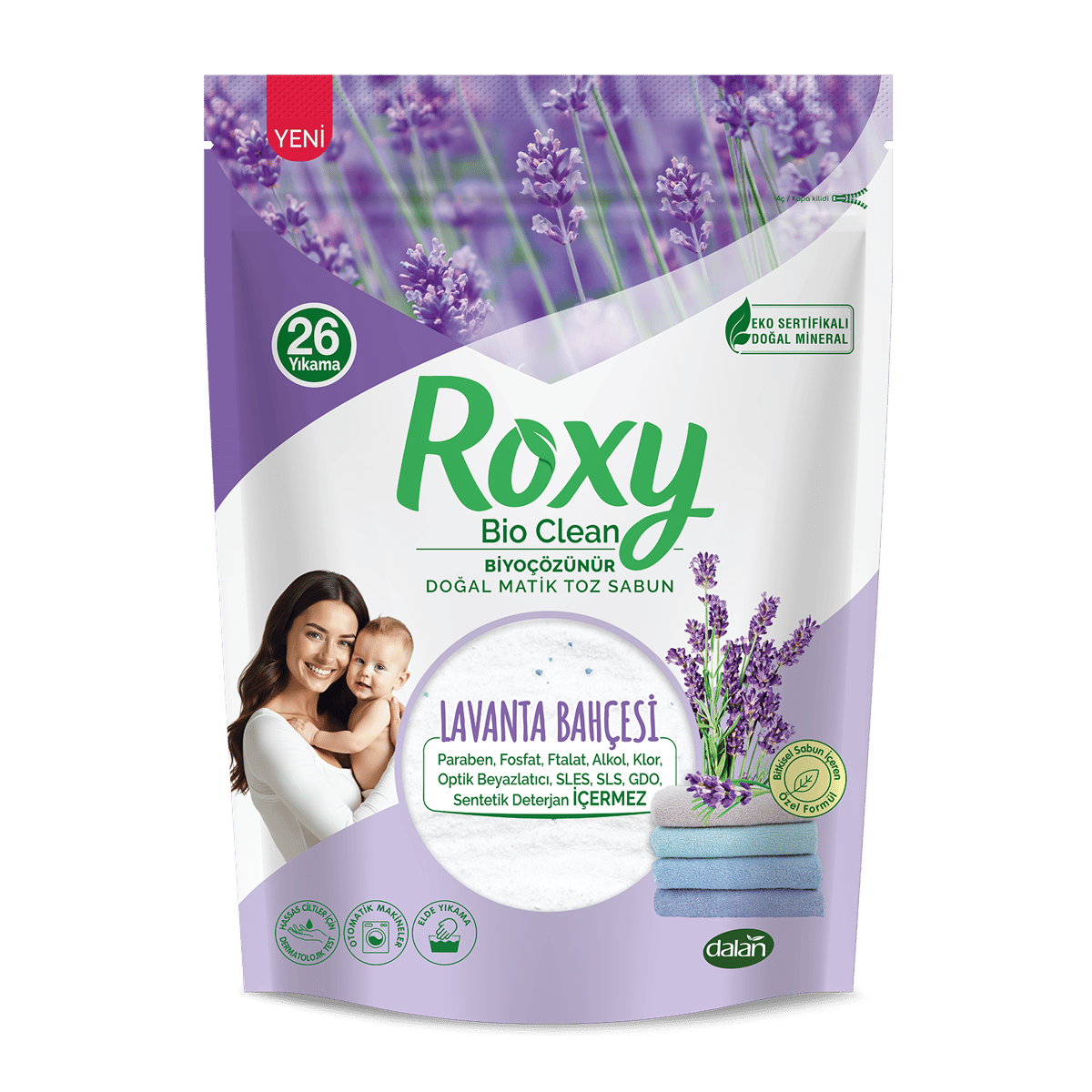 Dalan Roxy Granül Sabun Karma 3'lü Set | Lavanta, Aloe Vera, Bahar Çiçekleri