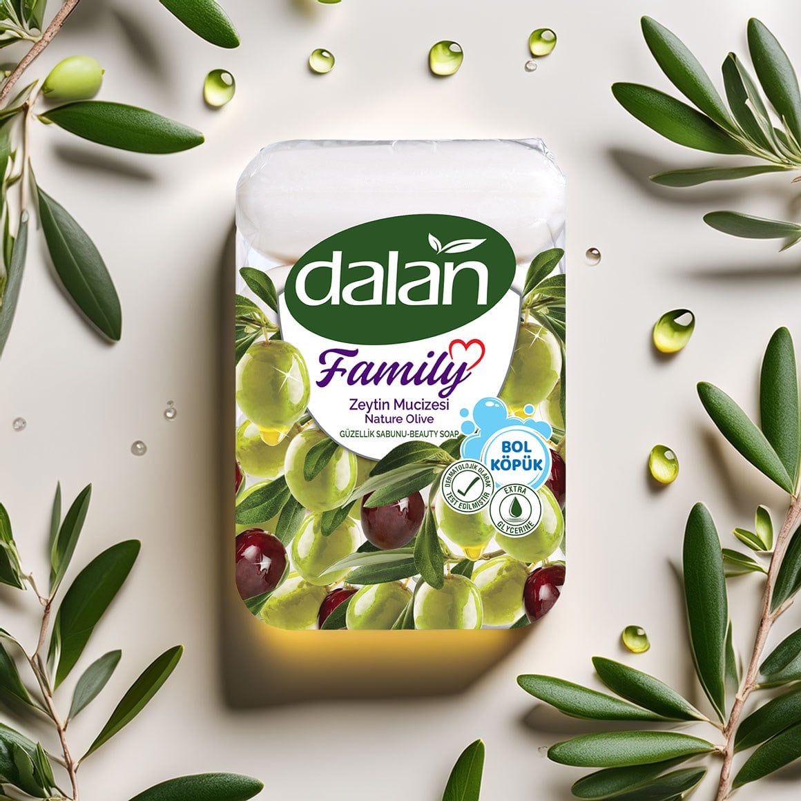 Dalan Sabun Zeytin Mucizesi 75 gr X 4 adet