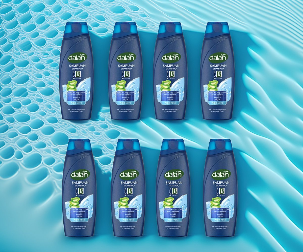 Dalan Şampuan Kepeğe Karşı Etkili Aloe Vera 8 Adet 