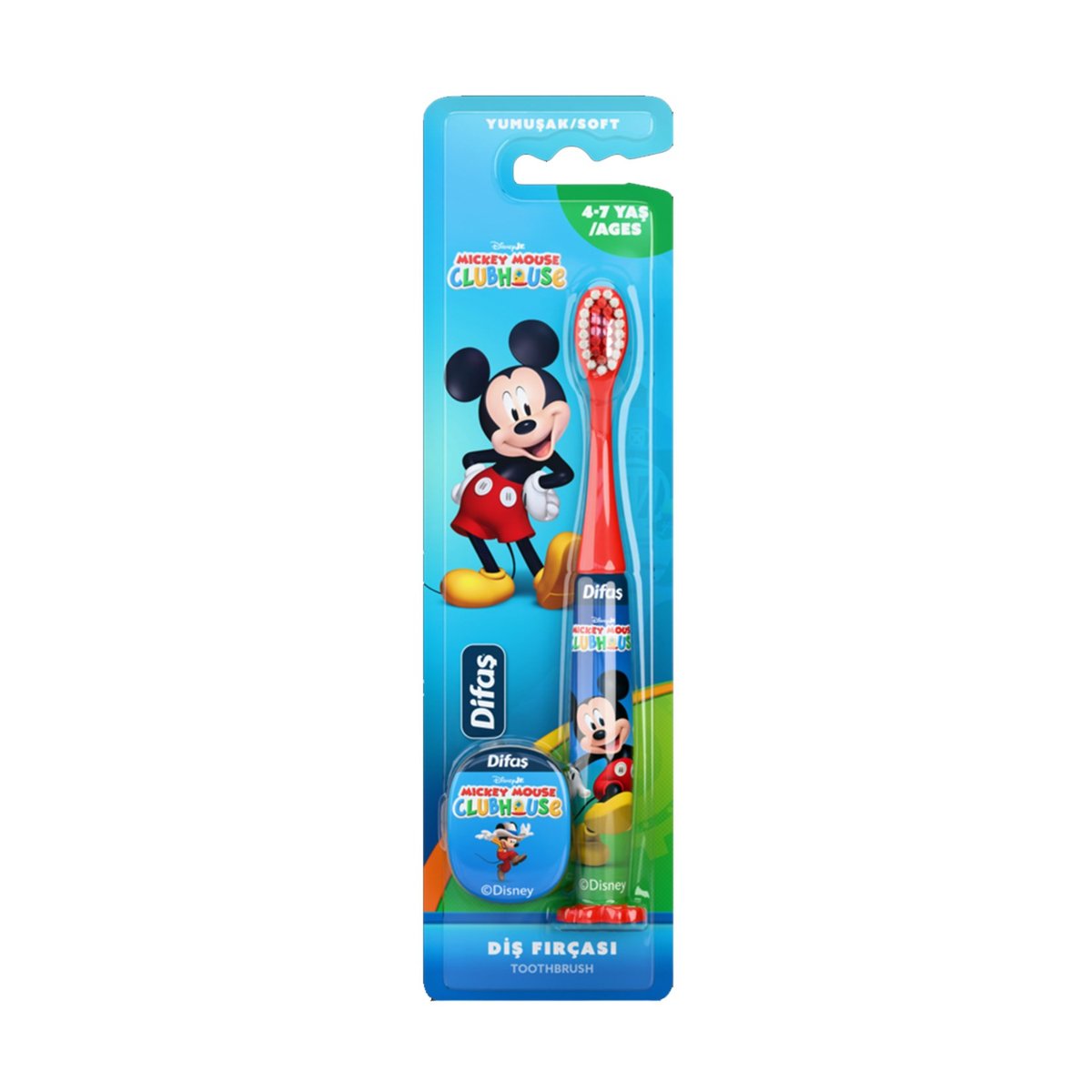 Difaş Mickey Mouse Diş Fırçası 4-7 Yaş