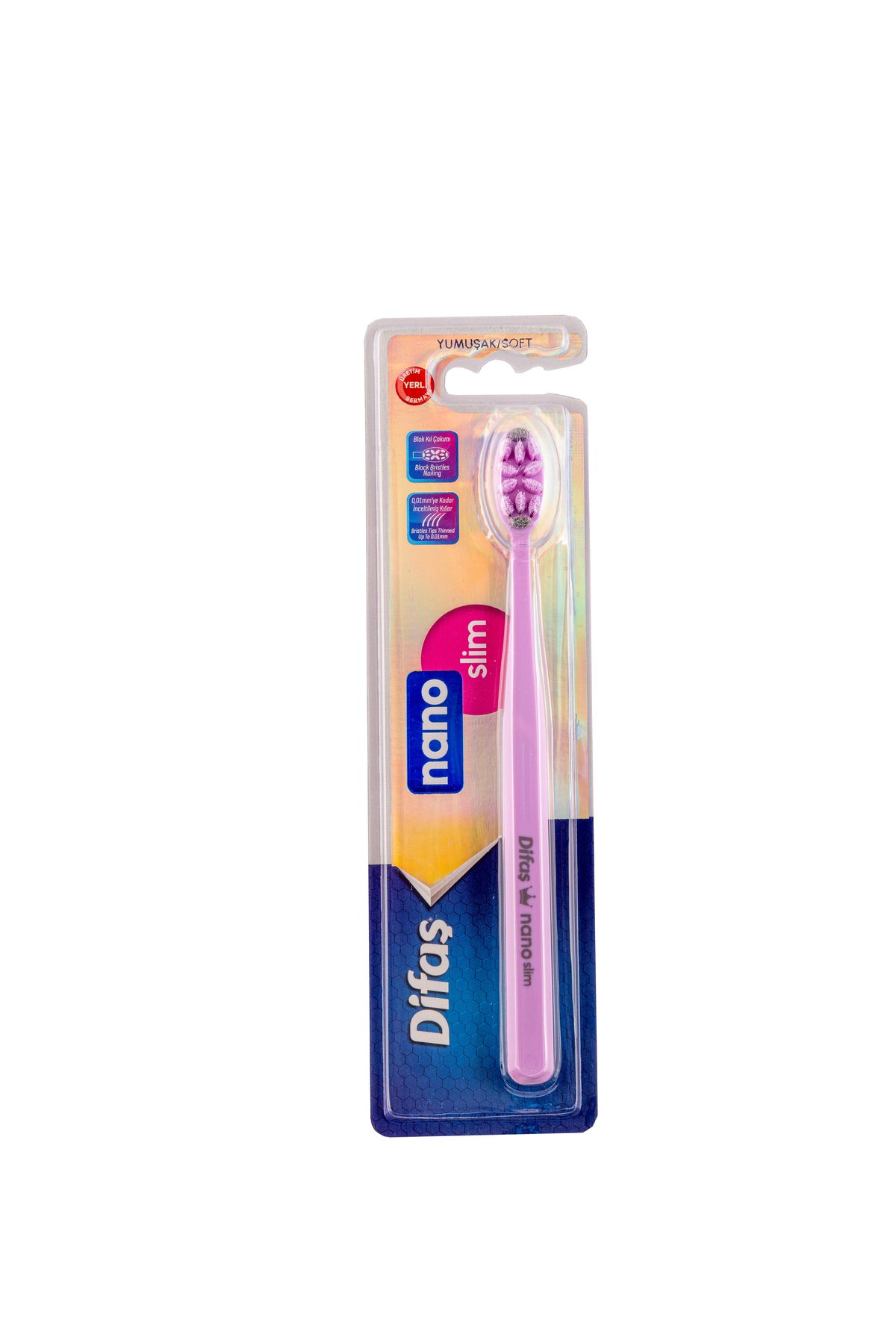Difaş Nano Slim Diş Fırçası Sarı