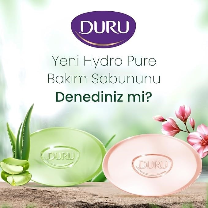 Duru Bakım Sabunu Hydro Pure Sakura Çiçeği 2'li 135 gr 6 adet