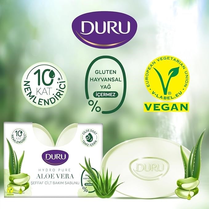 Duru Banyo Sabunu Şeffaf Hydro Pure Aloevera 2 x 135 gr