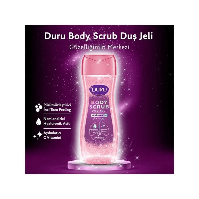 Duru Duş Jeli Body Scrub Pink Delight 450 ml 