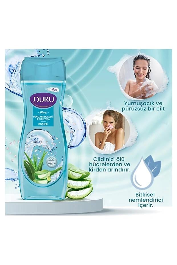 Duru Duş Jeli Moods Deniz Minerali & Aloe Vera 450 ML