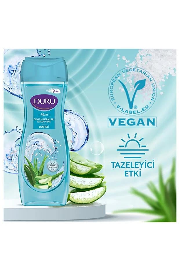Duru Duş Jeli Moods Deniz Minerali & Aloe Vera 450 ML
