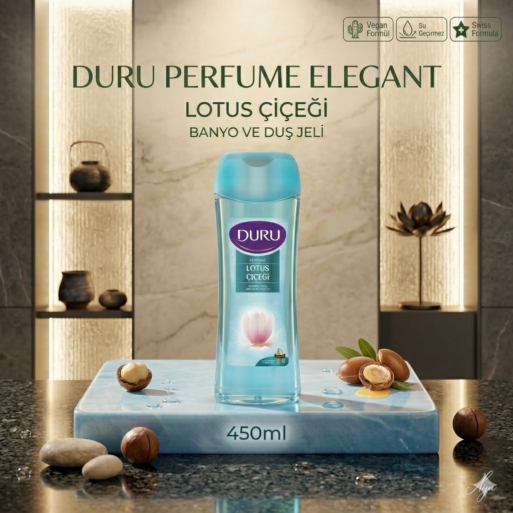 Duru Duş Jeli Perfume Elegant Lotus 450 ml