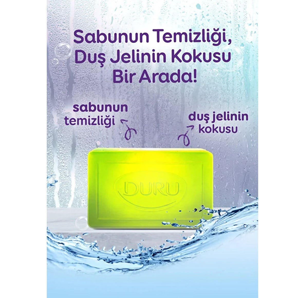 Duru Duş Sabunu Fresh Sensations Misket Limonu 4 adet 600 gr