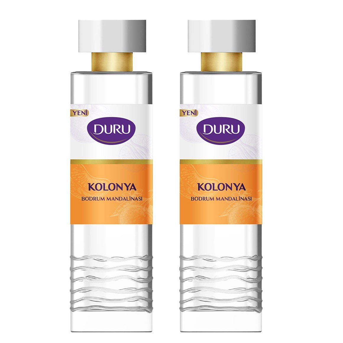 Duru Kolonya Bodrum Mandalinası Pet Şişe 400 ml 2 adet