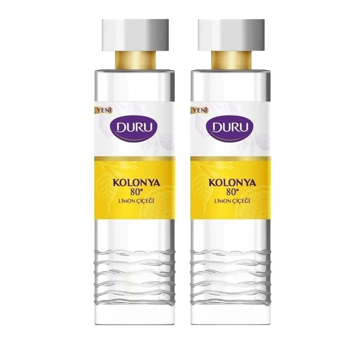 Duru Kolonya Limon Çiçeği Cam Şişe 200 ml 2 adet