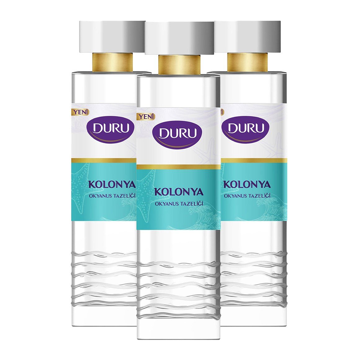 Duru Kolonya Okyanus Ferahlığı 400 ml Pet Şişe 3 adet