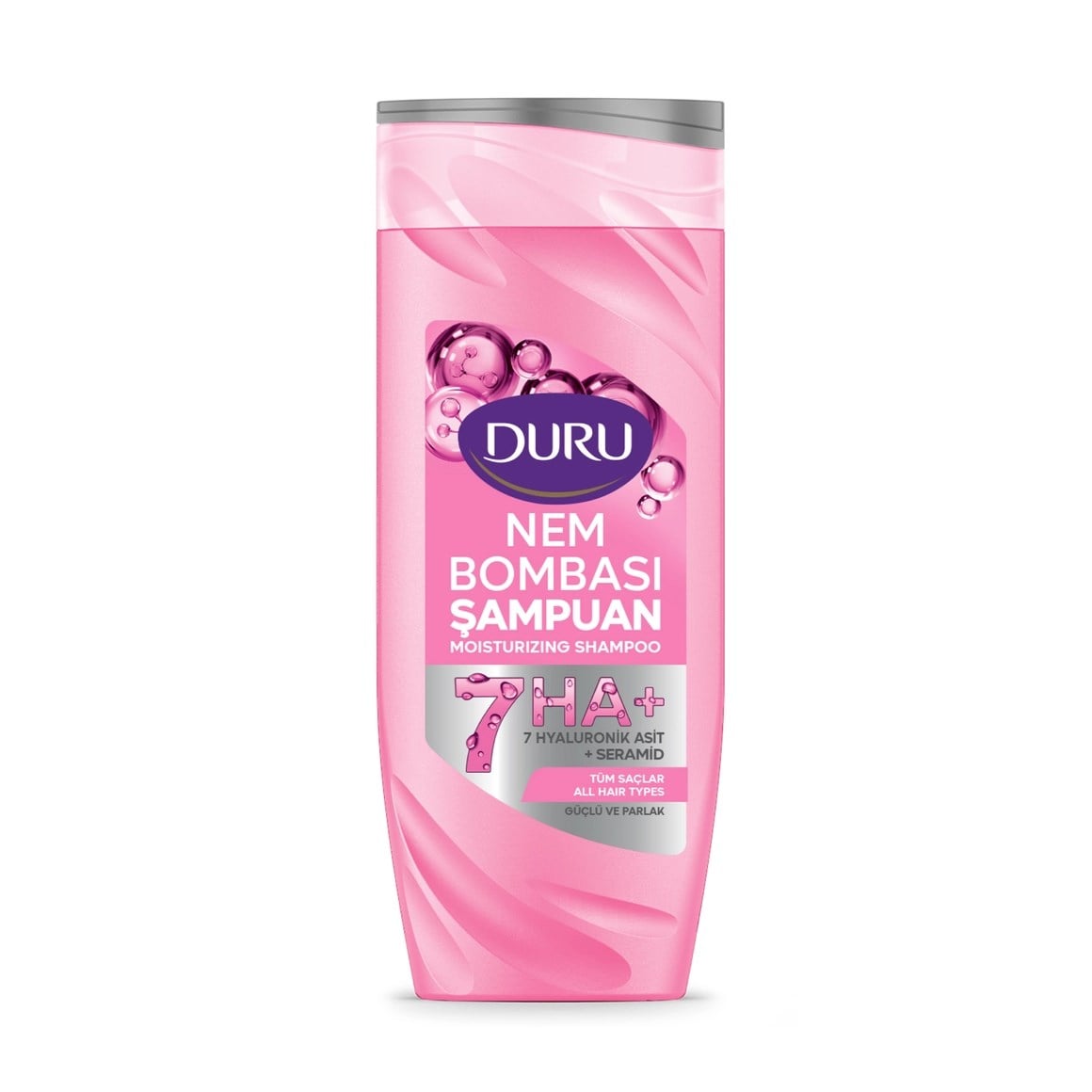 Duru Nem Bombası Güçlü & Parlak Şampuan 400 ml