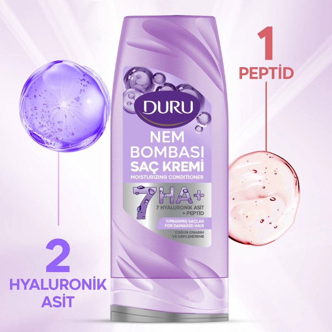 Duru Nem Bombası Yoğun Onarım Saç Kremi 385 ml