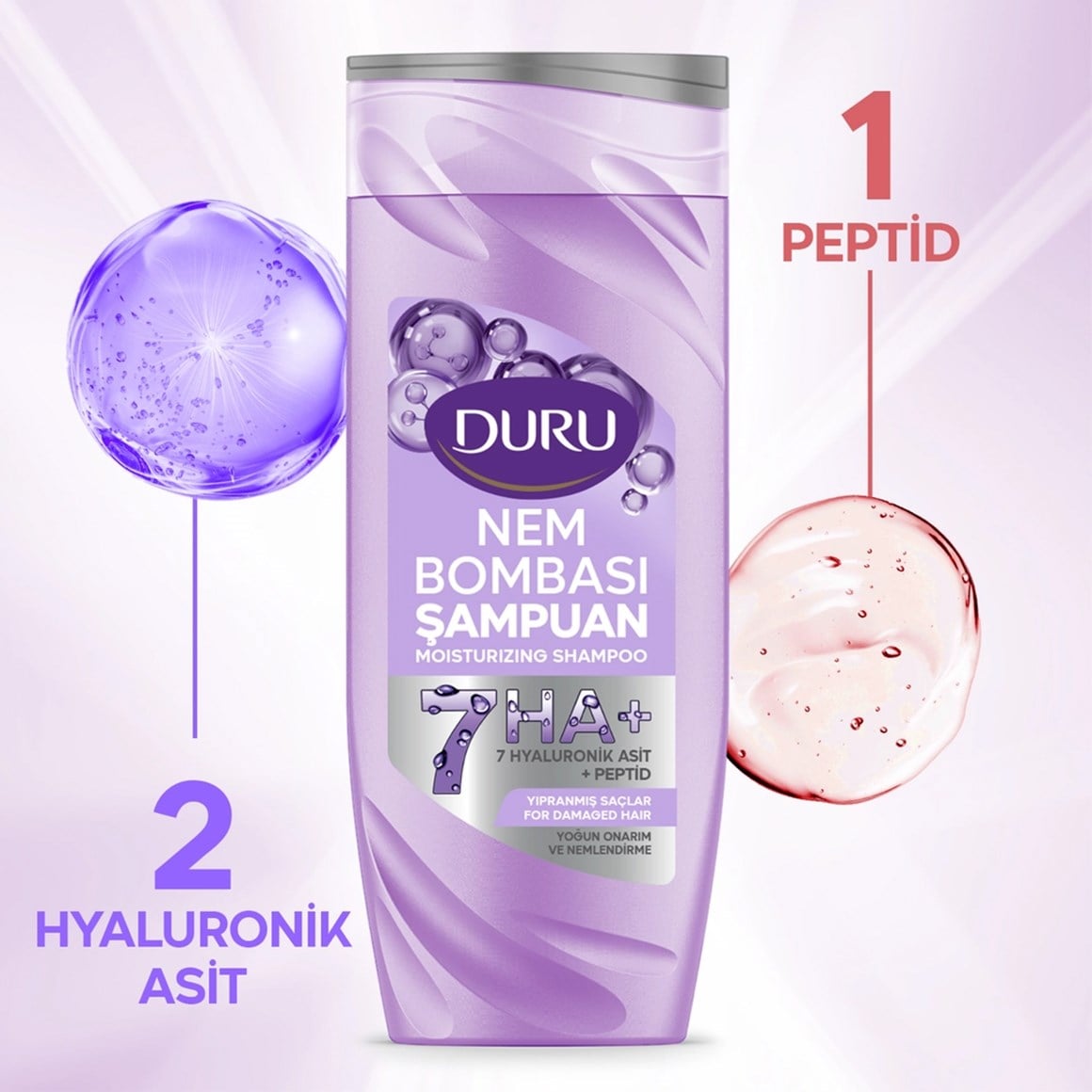 Duru Nem Bombası Yoğun Onarım Şampuan 400 ml