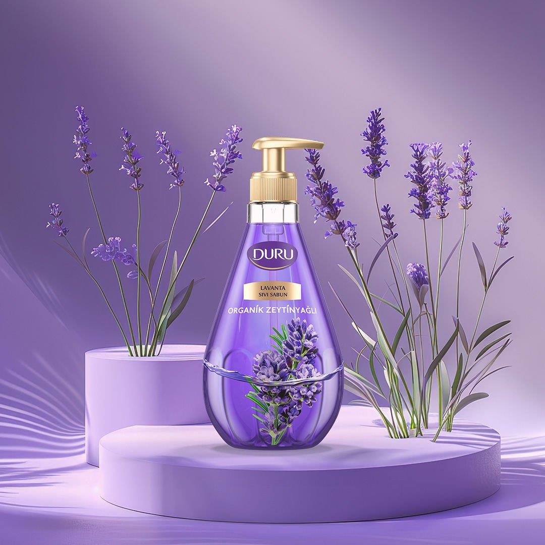 Duru Organik Sıvı Sabun İçerikli Lavanta Gold 500 ML