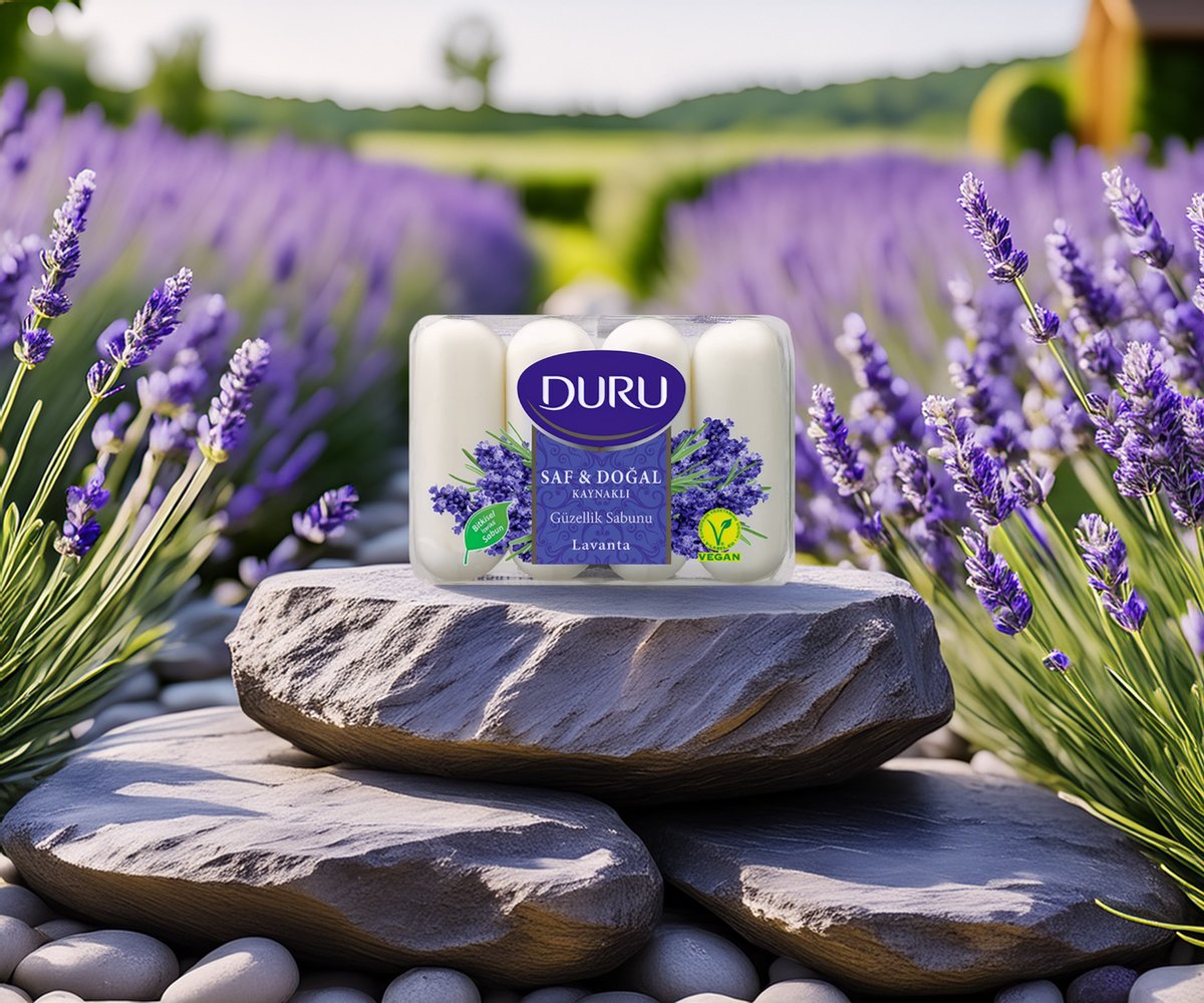 Duru Saf&Doğal Kaynaklı Lavanta Güzellik Sabunu 4X70 Gr