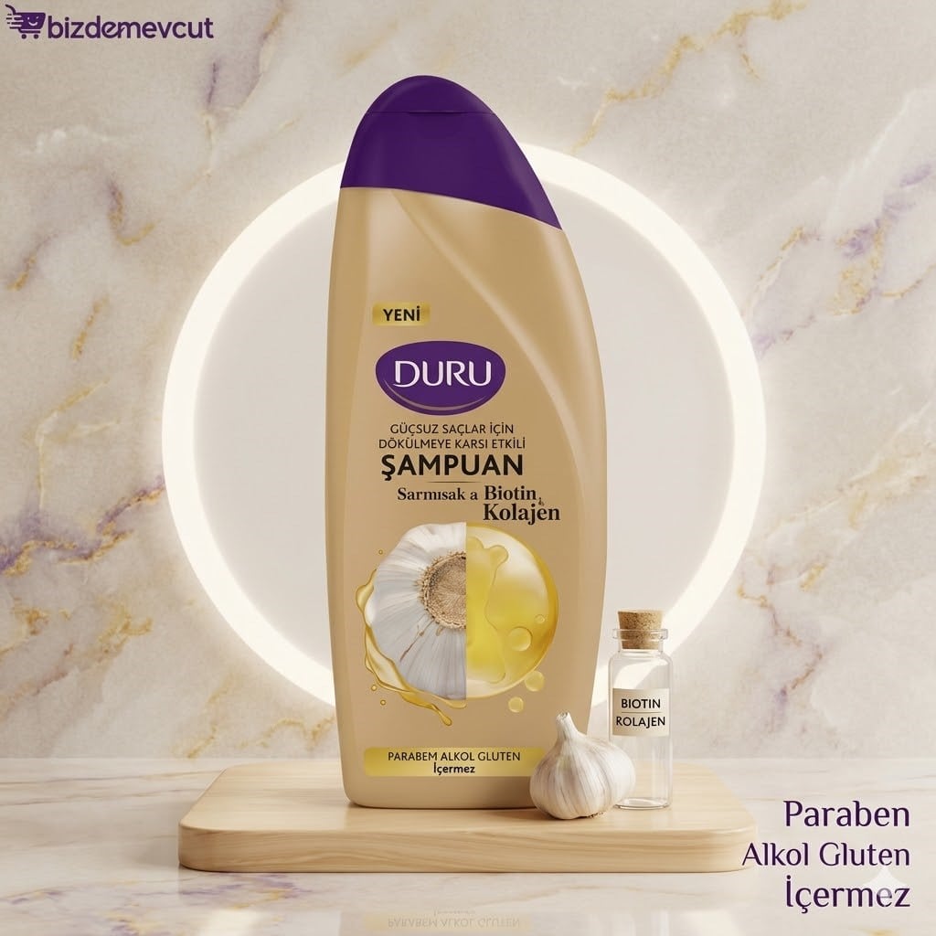 Duru Şampuan Kolajen Sarımsak Biotin 500 ml