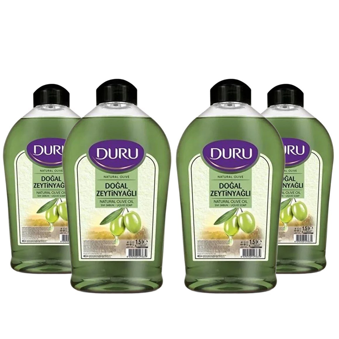 Duru Sıvı Sabun Natural Olive Zeytinyağlı 1,5 l 4 adet