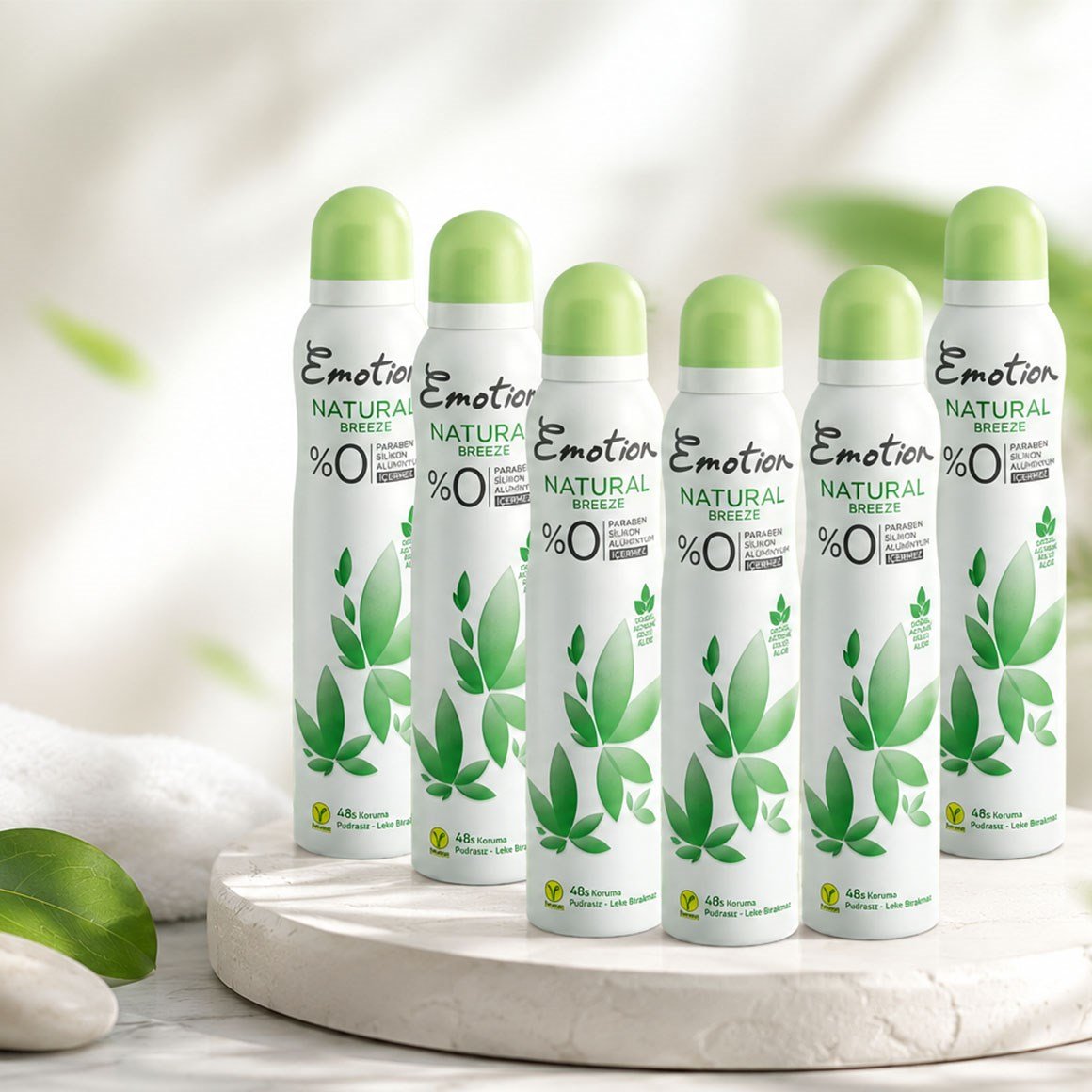 Emotion Deodorant Natural Breeze 200 ml 6 adet