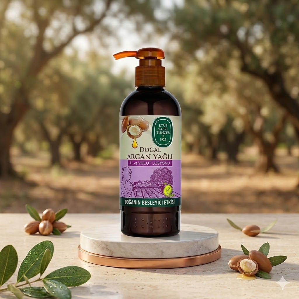 Eyüp Sabri Tuncer Doğal Argan Yağlı El ve Vücut Losyonu 250 ml Pet Şişe
