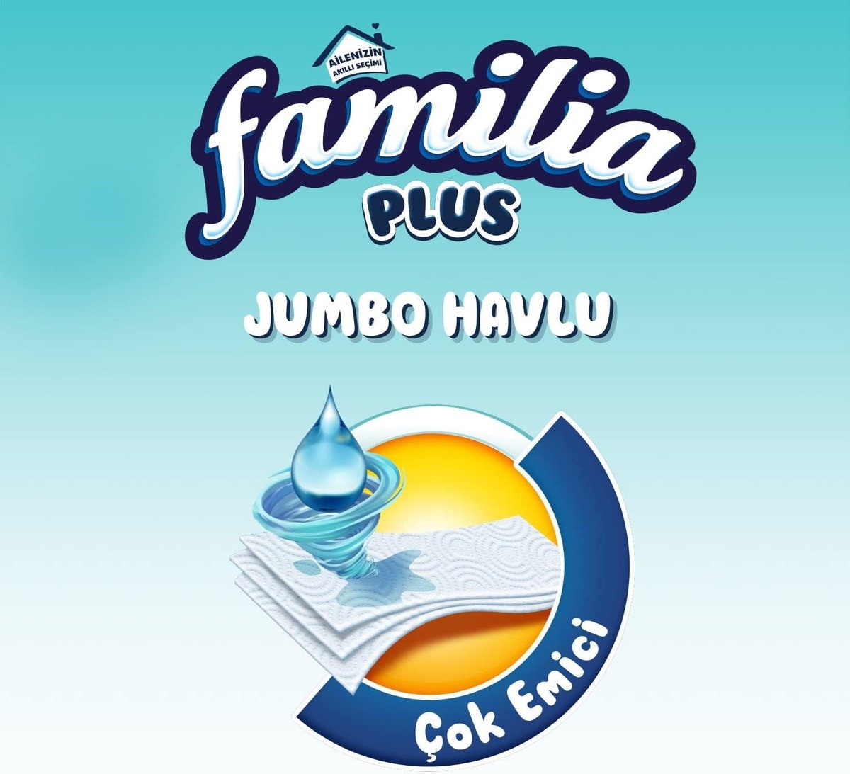 Familia Plus Jumbo Kağıt Havlu 3 Katlı 1=6 Rulo 6 adet