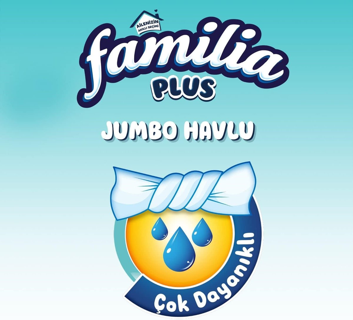 Familia Plus Jumbo Kağıt Havlu 3 Katlı 1=6 Rulo 6 adet