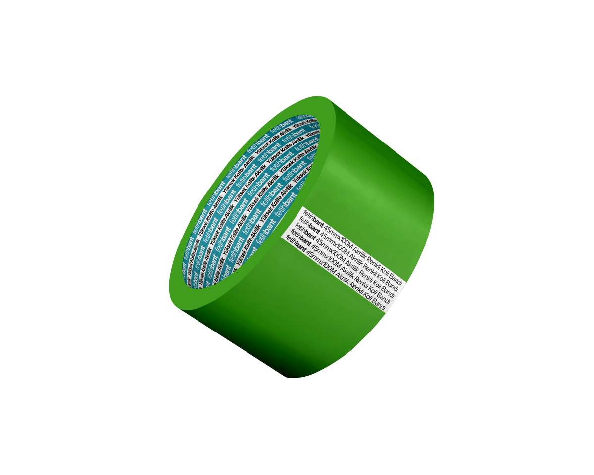 Fetihbant Akrilik Koli Bandı 45 mm x 100 m Yeşil