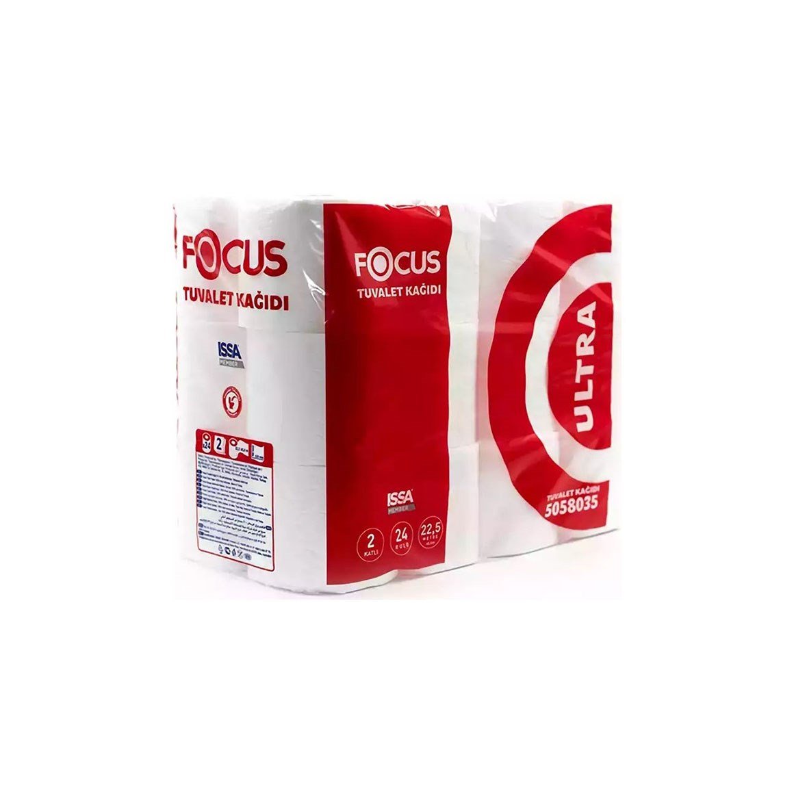Focus Ultra Tuvalet Kağıdı 2 Katlı 24'lü Rulo