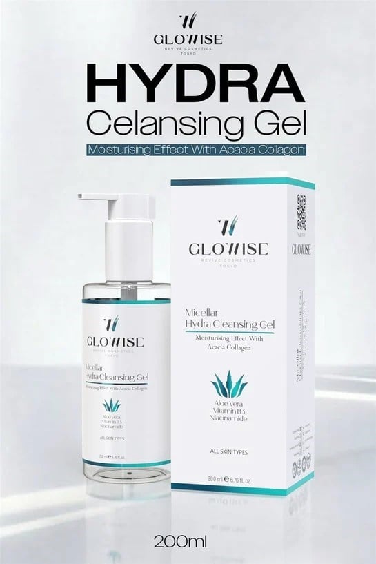 Glowise Yüz Temizleme Jeli 200 ml