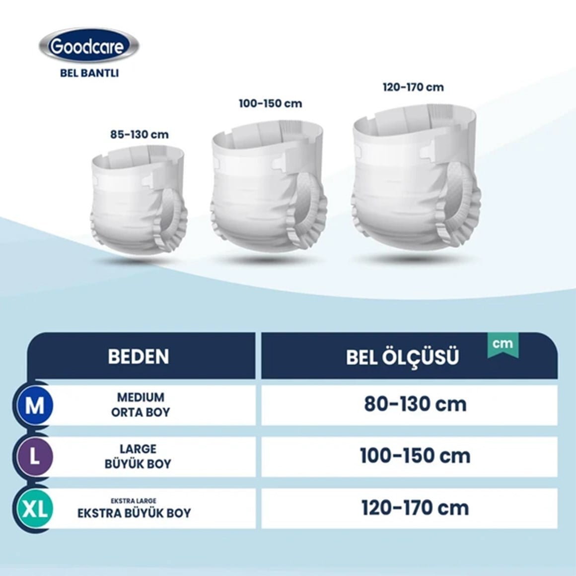 Goodcare Belbantlı Ekstra Büyük Boy XL 30'lu Hasta Bezi