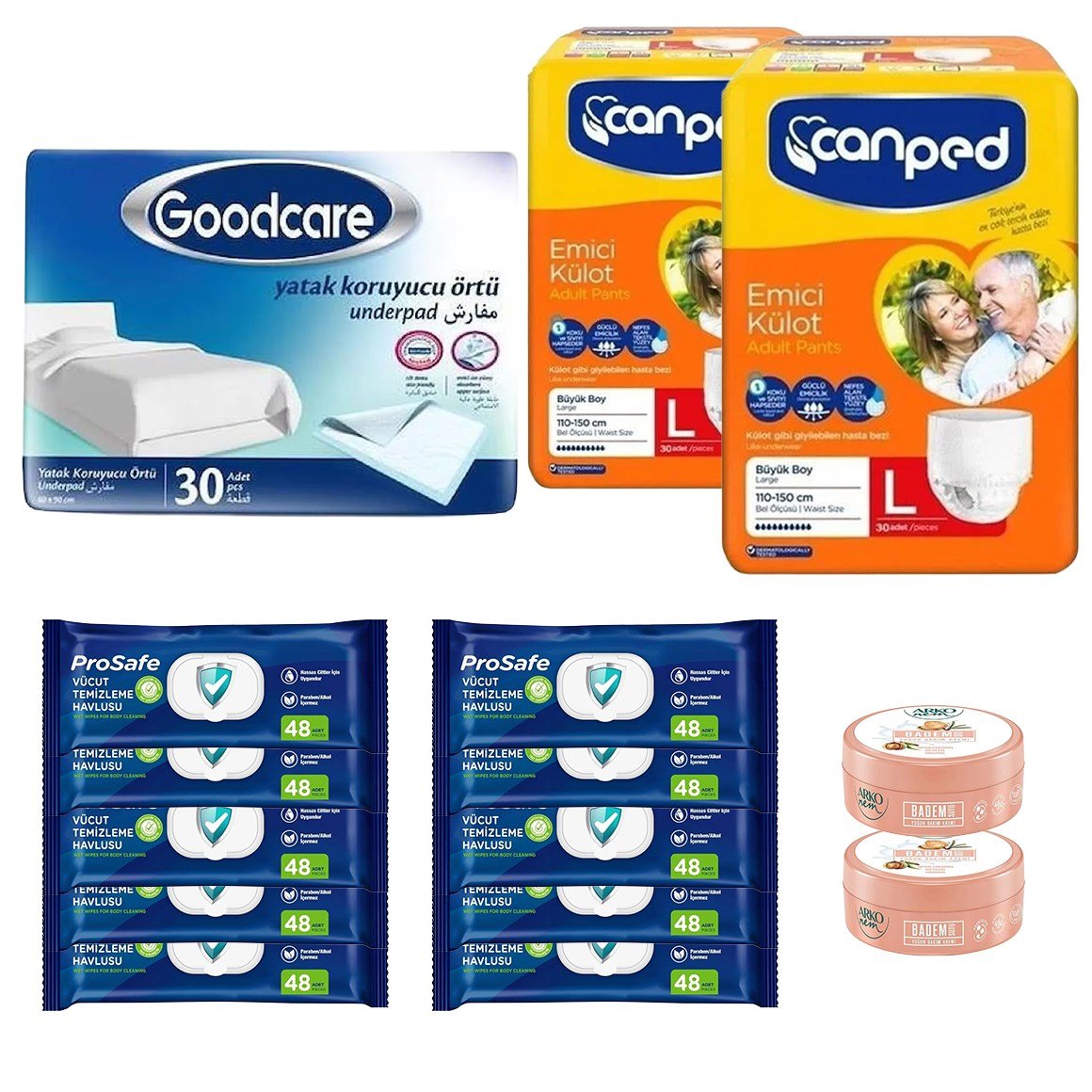 Goodcare, Canped ve Arko Hasta Bakım, Hijyen ve Nemlendirme Seti -2