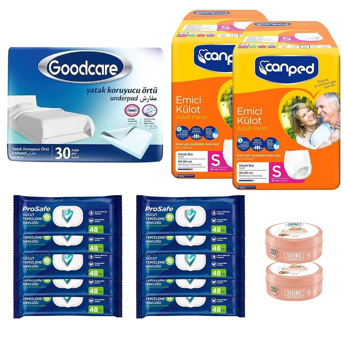 Goodcare, Canped ve Arko Hasta Bakım, Hijyen ve Nemlendirme Seti