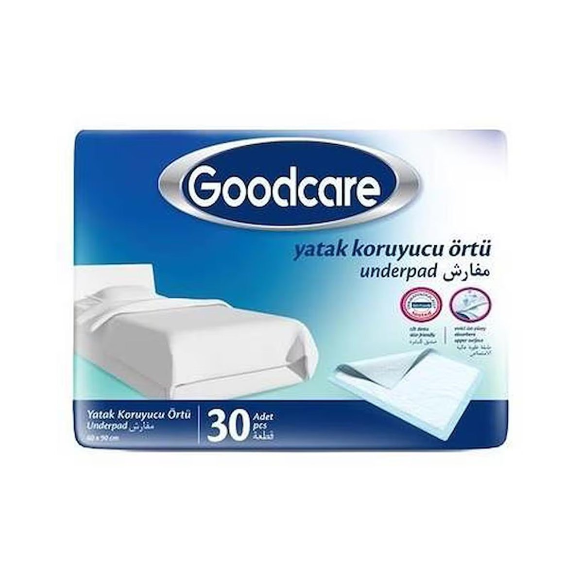 Goodcare Yatak Koruyucu 60x90 30 Adet