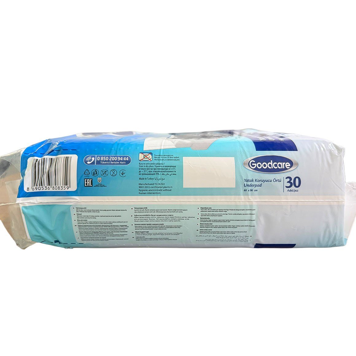 Goodcare Yatak Koruyucu 60x90 60 Adet (30'lu 2 Paket)