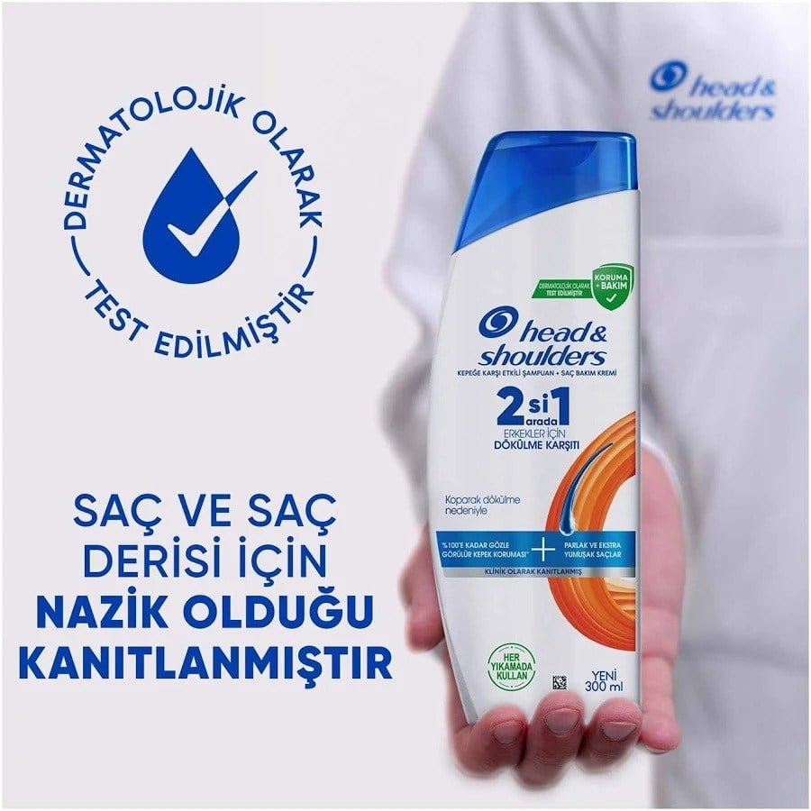 Head & Shoulders Klasik Kepeğe Karşı Erkek Şampuan 2'si 1 Arada 330 ml
