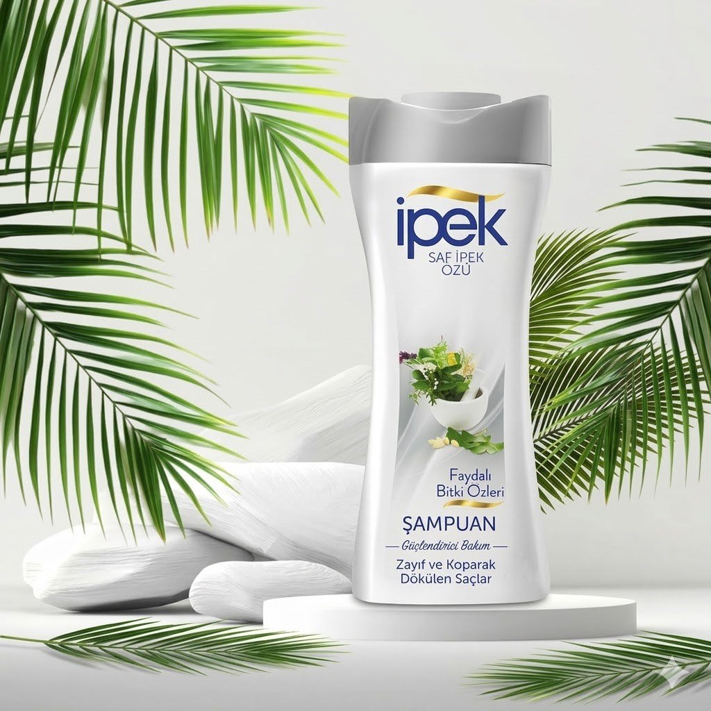 İpek Faydalı Bitki Özleri Şampuan 480 ml x 3 adet