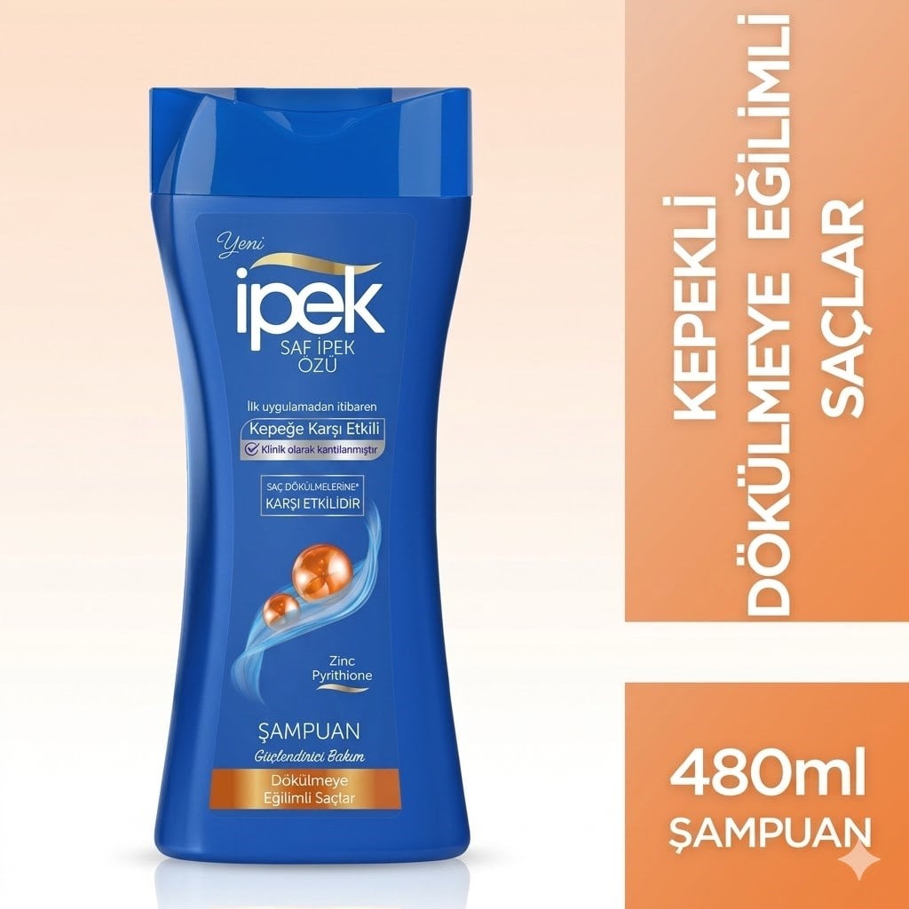 İpek Şampuan 480 ml Güçlendirici Bakım