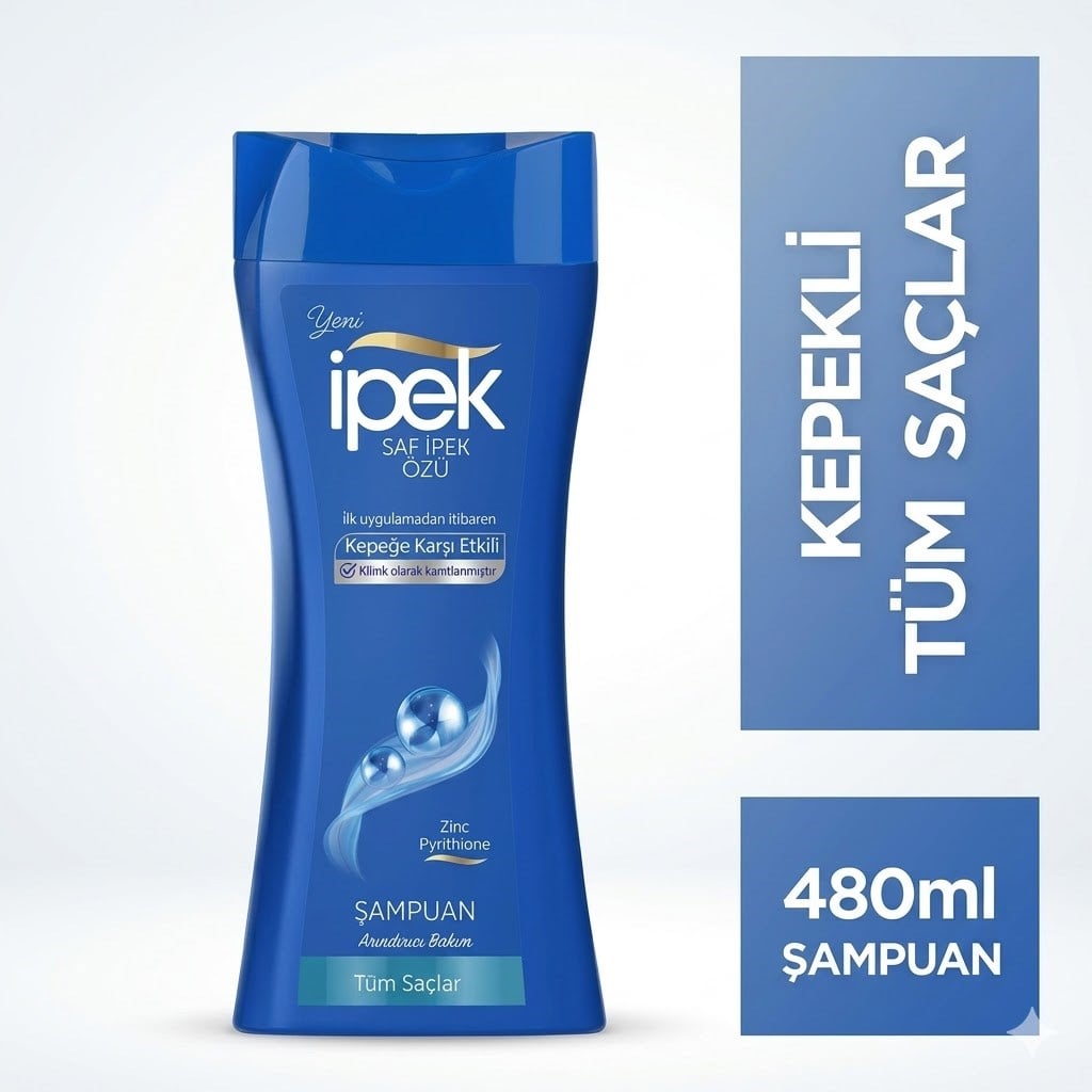 İpek Şampuan 480 ml - Kepeğe Karşı Etkili