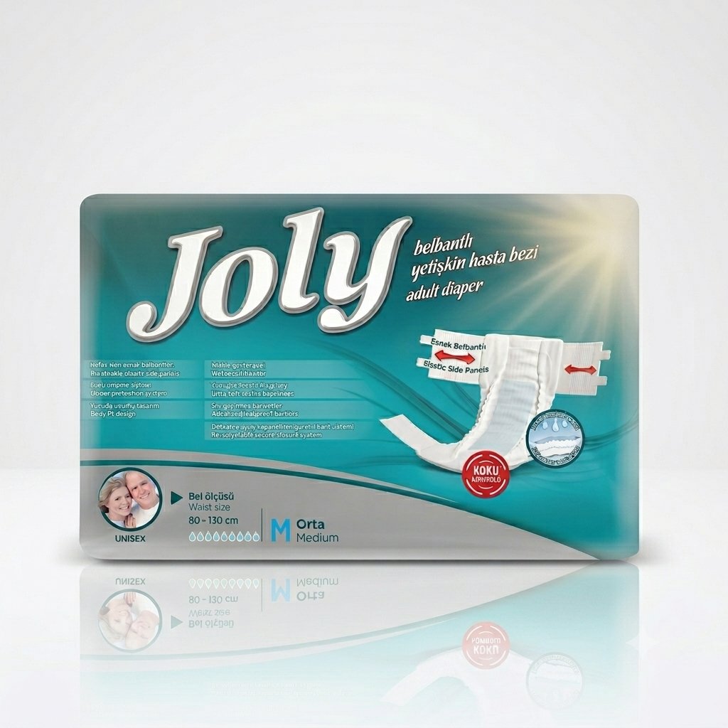 Joly Yetişkin Hasta Bezi Medium 30 adet 90 adet (30'lu 3 Paket)