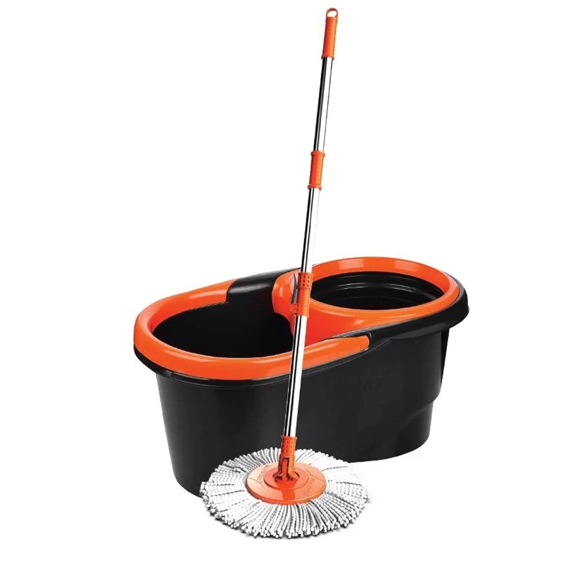 Macromax Focus Black Edition Otomatik Temizlik Seti | Döner Sıkmalı Mop