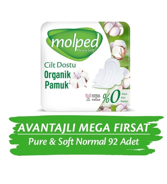 Molped Pure & Soft Normal 24'lü + Gece 16'lı Kadın Pedi Seti