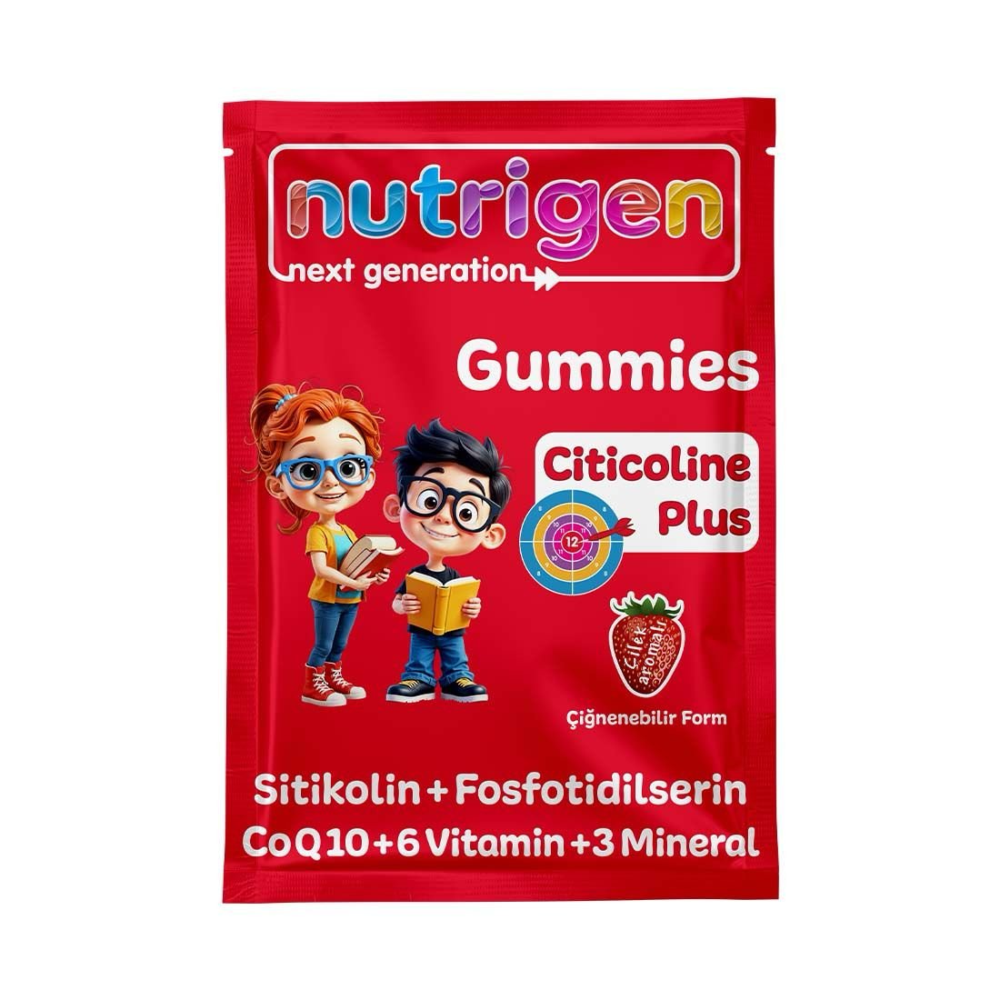 Nutrigen Gummies Citicoline Plus 1 Adet Çiğnenebilir Form