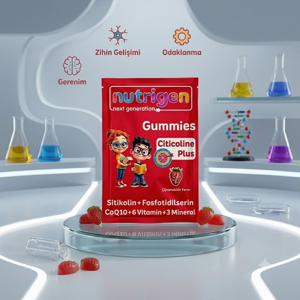 Nutrigen Gummies Citicoline Plus 1 adet Çiğnenebilir Form