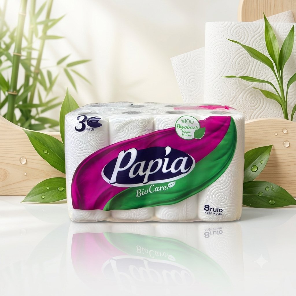Papia Biocare Kağıt Havlu 32 Rulo